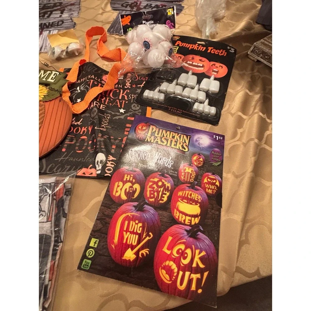 Halloween Decor & Party Supplies Lot #2. Large